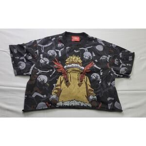 Parks and Normal My Hero Academia Hawks Cropped Women's Large T-Shirt